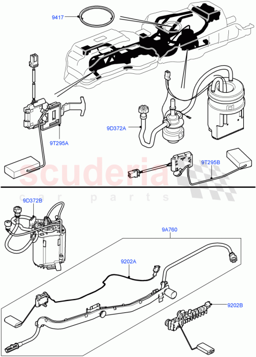 Part Diagram for Land Rover WGS500110