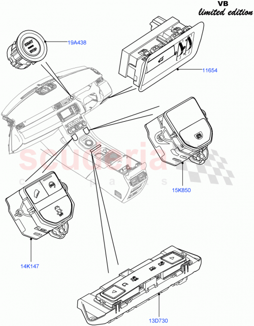 Part Diagram for Land Rover LR043606