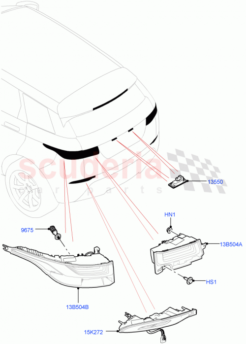 Part Diagram for Land Rover LR116004