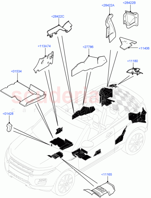 Part Diagram for Land Rover LR099728