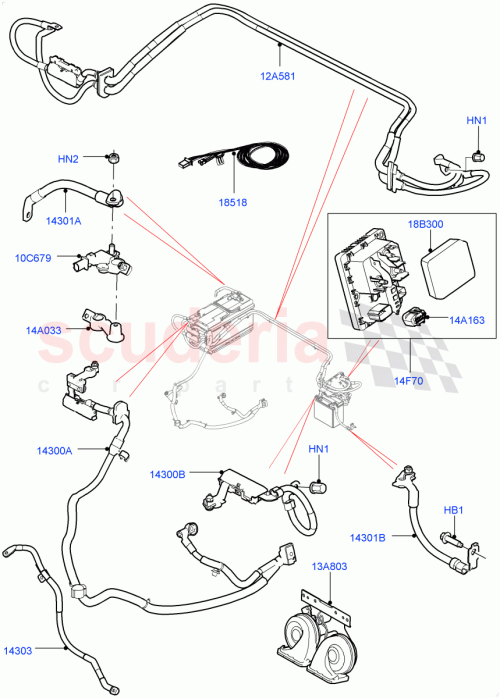 Part Diagram for Land Rover LR052410