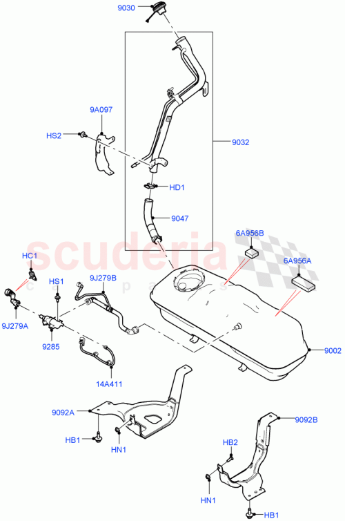 Part Diagram for Land Rover LR135213