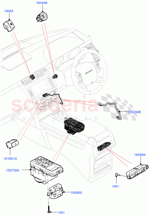 Part Diagram for Land Rover LR113137
