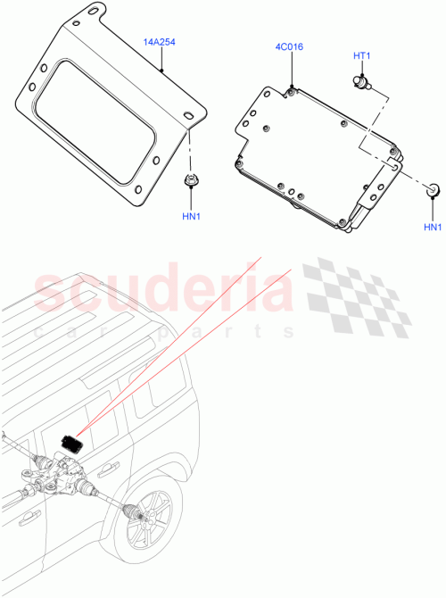 Part Diagram for Land Rover LR142127