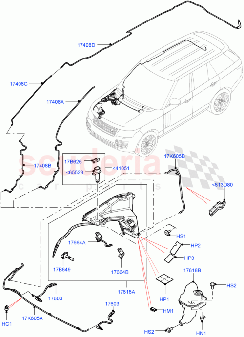 Part Diagram for Land Rover LR080264