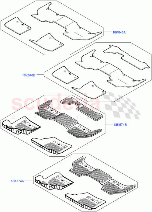 Part Diagram for Land Rover VPLES0556