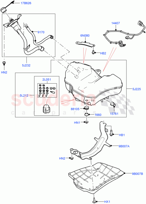 Part Diagram for Land Rover LR126494