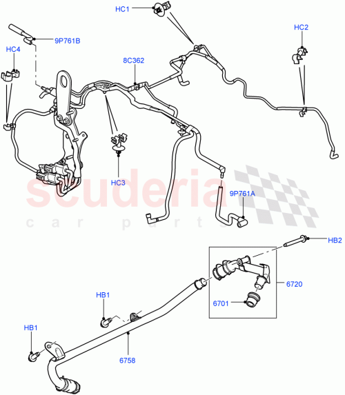 Part Diagram for Land Rover LLP500080