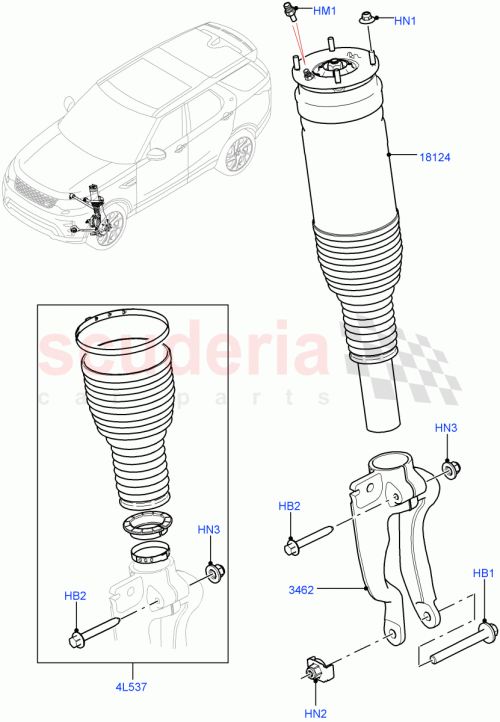 Part Diagram for Land Rover LR123712