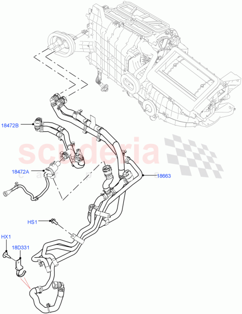 Part Diagram for Land Rover LR140986