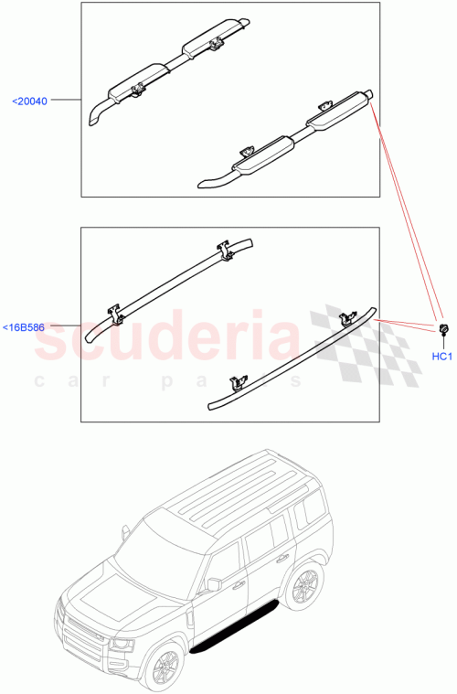 Part Diagram for Land Rover VPLEP0391