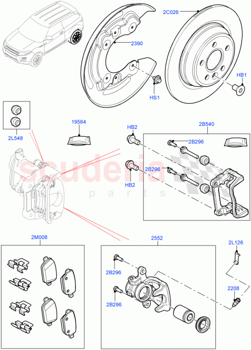 Part Diagram for Land Rover LR031319