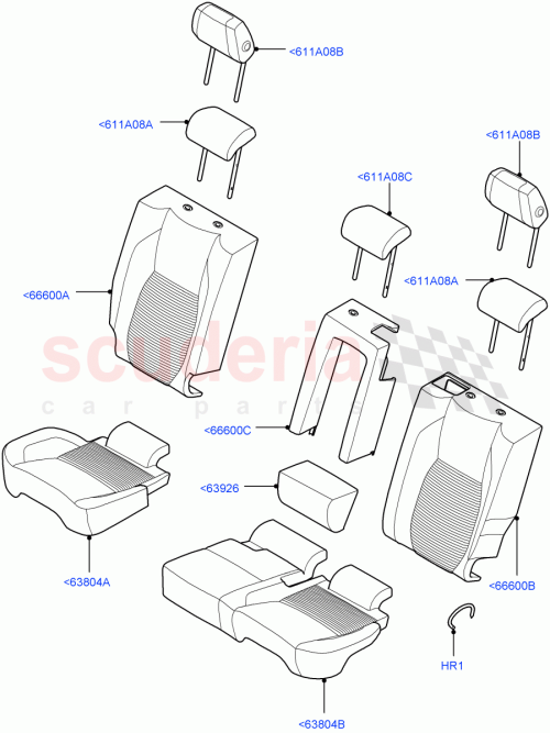 Part Diagram for Land Rover LR126942