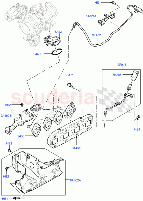 Part Diagram for Land Rover LR141394