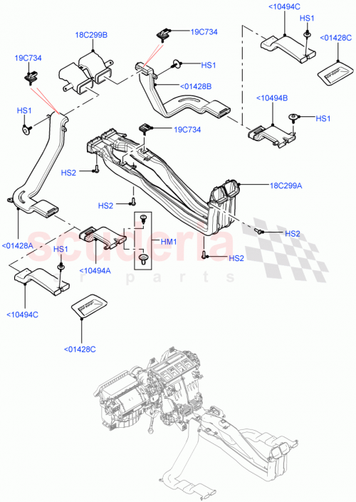 Part Diagram for Land Rover LR035935