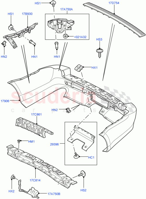 Part Diagram for Land Rover DQG000073