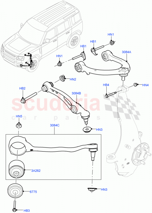Part Diagram for Land Rover LR133899