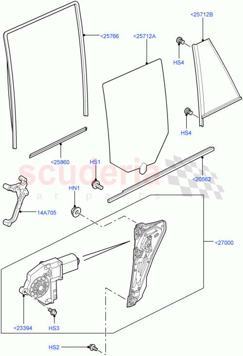 Part Diagram for Land Rover LR042722
