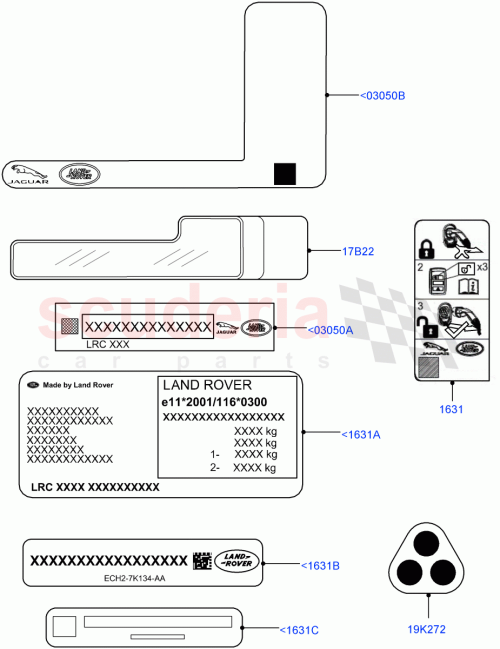 Part Diagram for Land Rover LR149581
