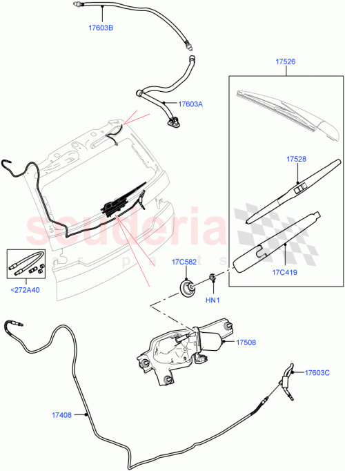 Part Diagram for Land Rover LR127665