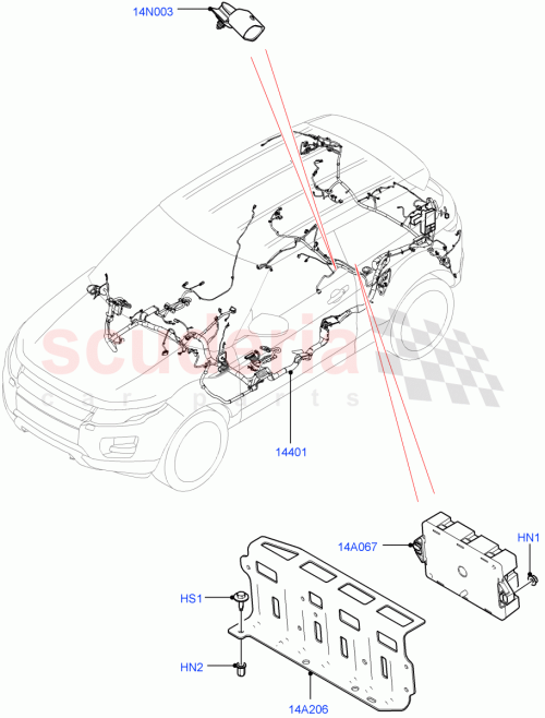 Part Diagram for Land Rover LR074634