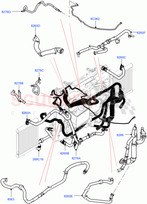 Part Diagram for Land Rover LR106823