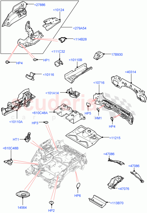 Part Diagram for Land Rover LR149837