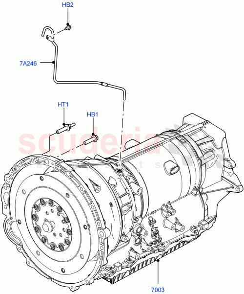 Part Diagram for Land Rover LR092815
