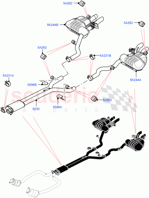 Part Diagram for Land Rover LR116929