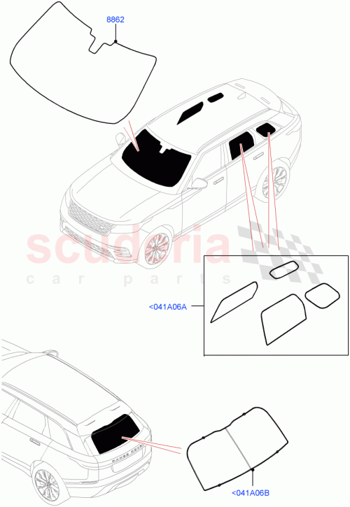 Part Diagram for Land Rover VPLYS0425