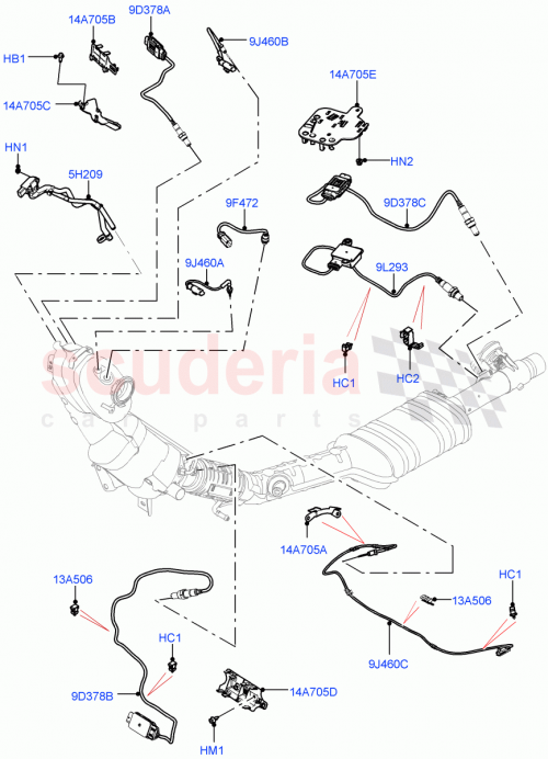 Part Diagram for Land Rover LR139662