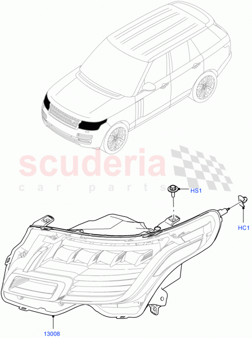 Part Diagram for Land Rover LR116091