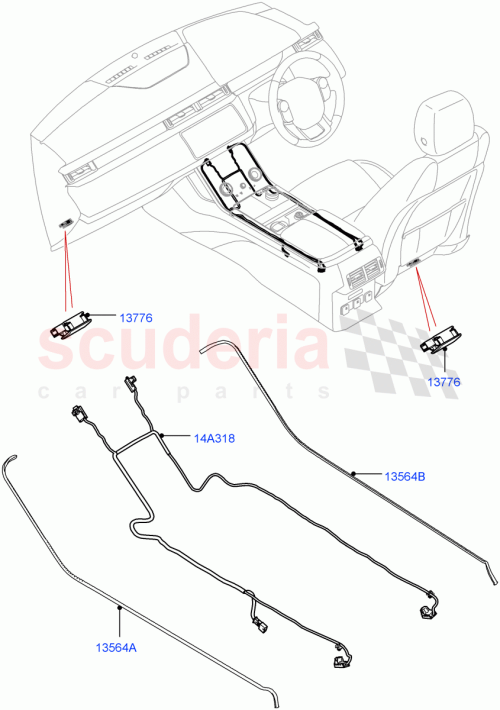 Part Diagram for Land Rover LR091664