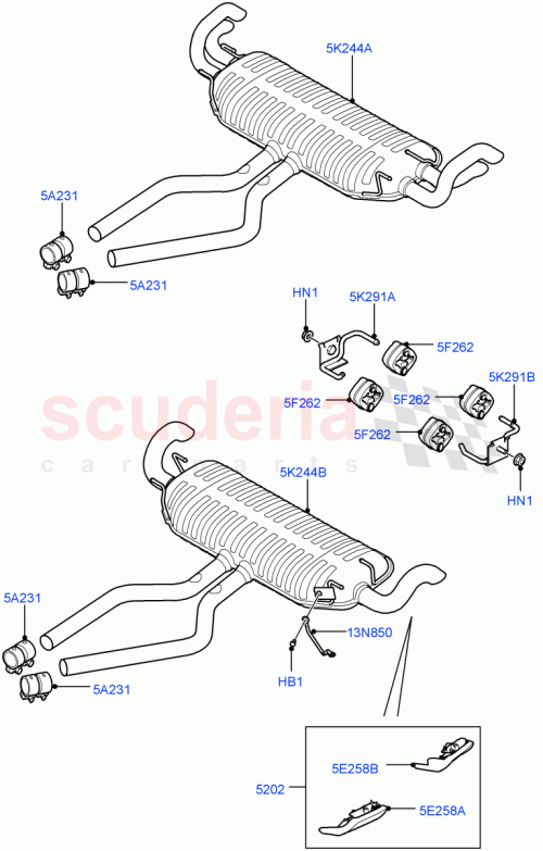Part Diagram for Land Rover ESR2034