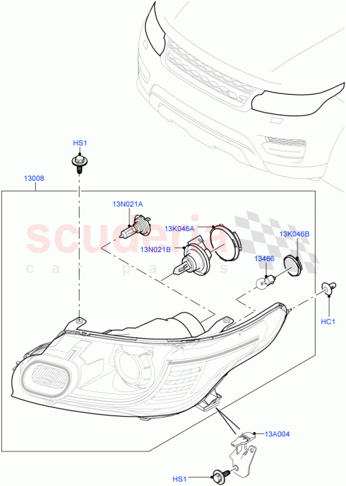 Part Diagram for Land Rover LR084138
