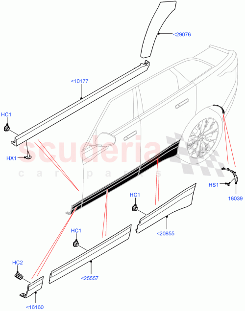 Part Diagram for Land Rover LR144340