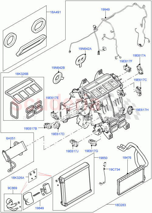 Part Diagram for Land Rover LR072155
