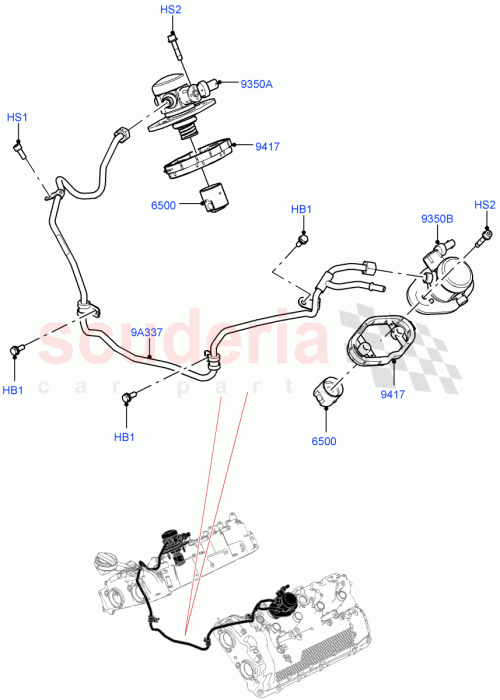 Part Diagram for Land Rover LR158673